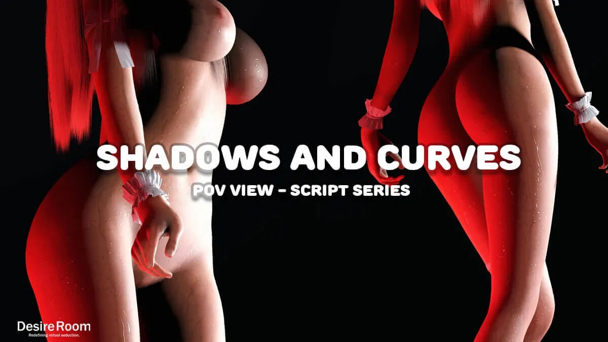 Seductive Shadows: Blonde Bombshell's Curves in VR Lust