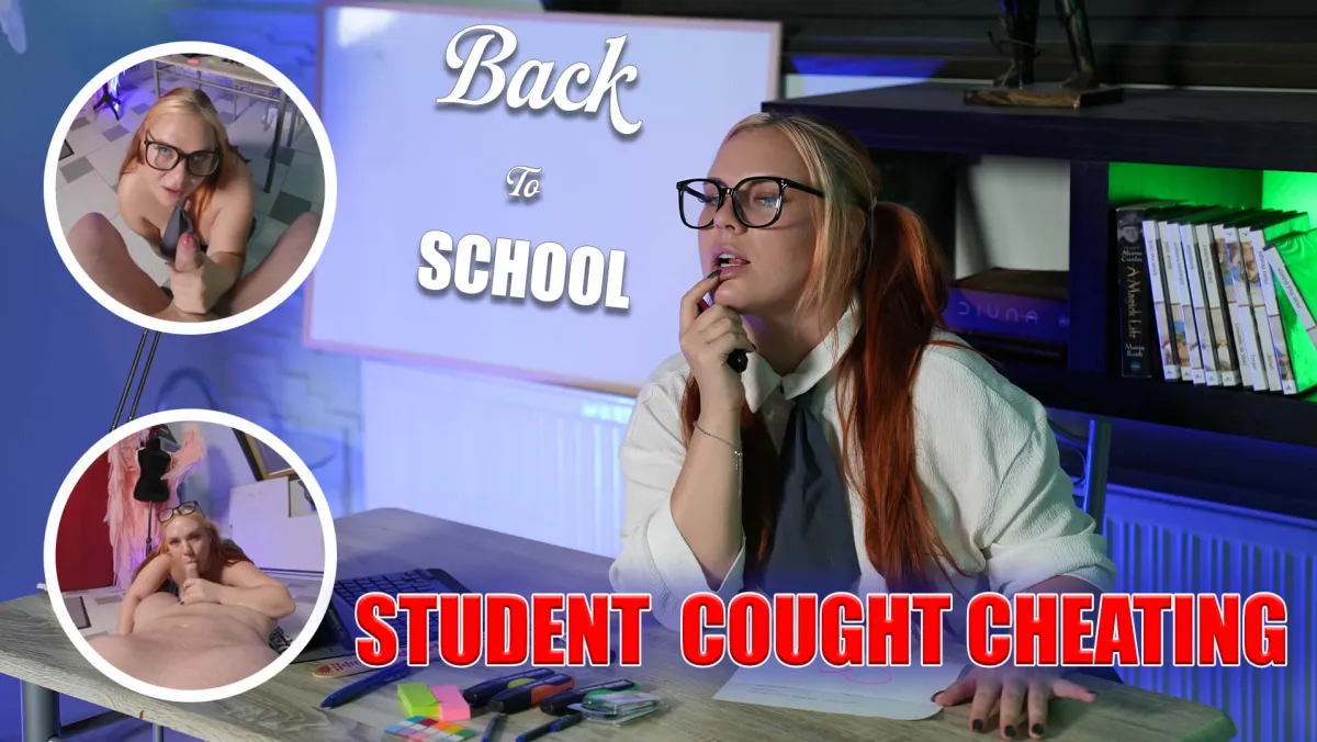 Back to School: Busty Students Caught Cheating & Fucked Hard