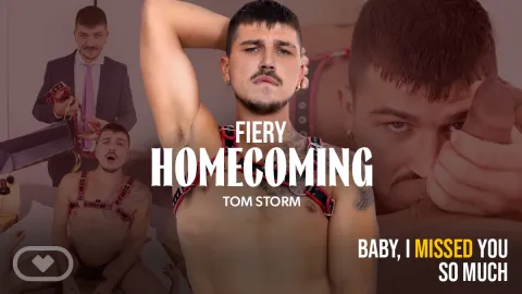 Fiery Homecoming: Intense Gay Bareback with Alexandro & Tom
