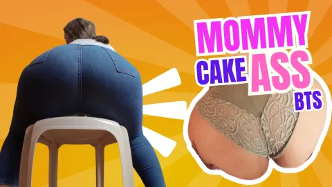Mommy Cake Ass Explosion: Voluptuous BBW Shakes Her Big Ass BTS