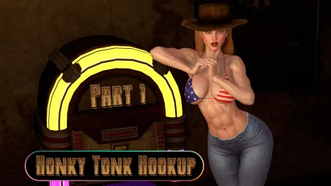 Wild Honky Tonk Hookup: Sexy Southern Blonde Rides Hard