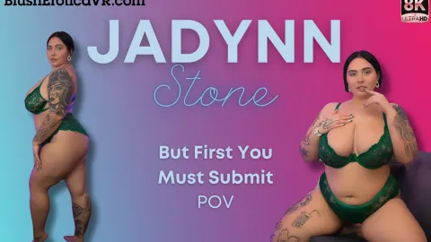 Jadynn Stone Submits to Raw Desire in VR BBW Fantasy