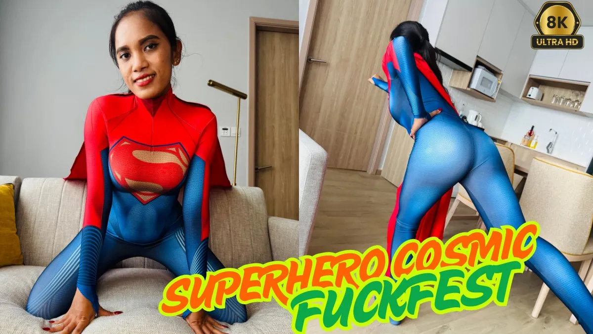 Asian MILF Superhero Cherry Lee in Cosmic VR Fuckfest