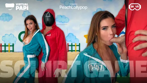 Squirt Game: PeachLollypop's Wild VR Anal Explosion