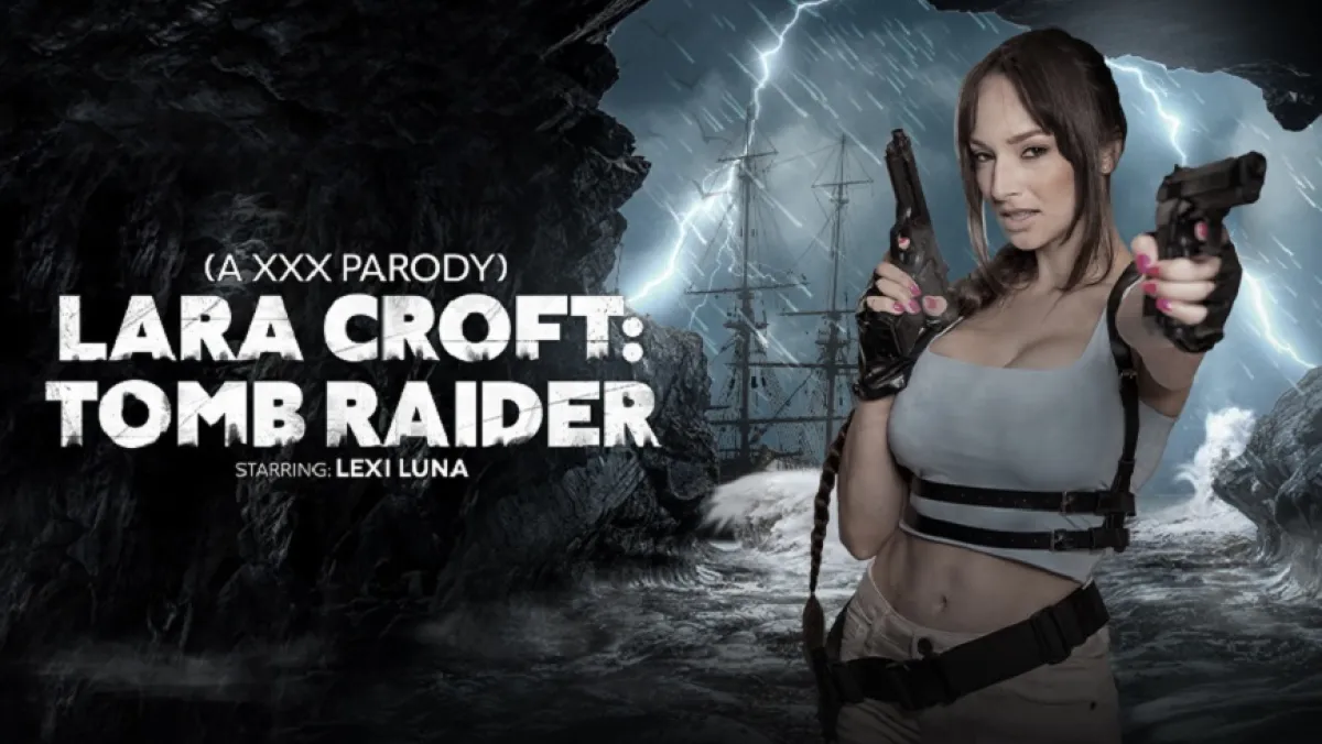 Lara Croft XXX Parody: Lexi Luna's Wild Tomb Raider Fuck
