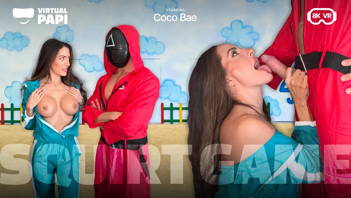 Squirt Game: Coco Bae's Explosive VR Orgasm with Big Cock