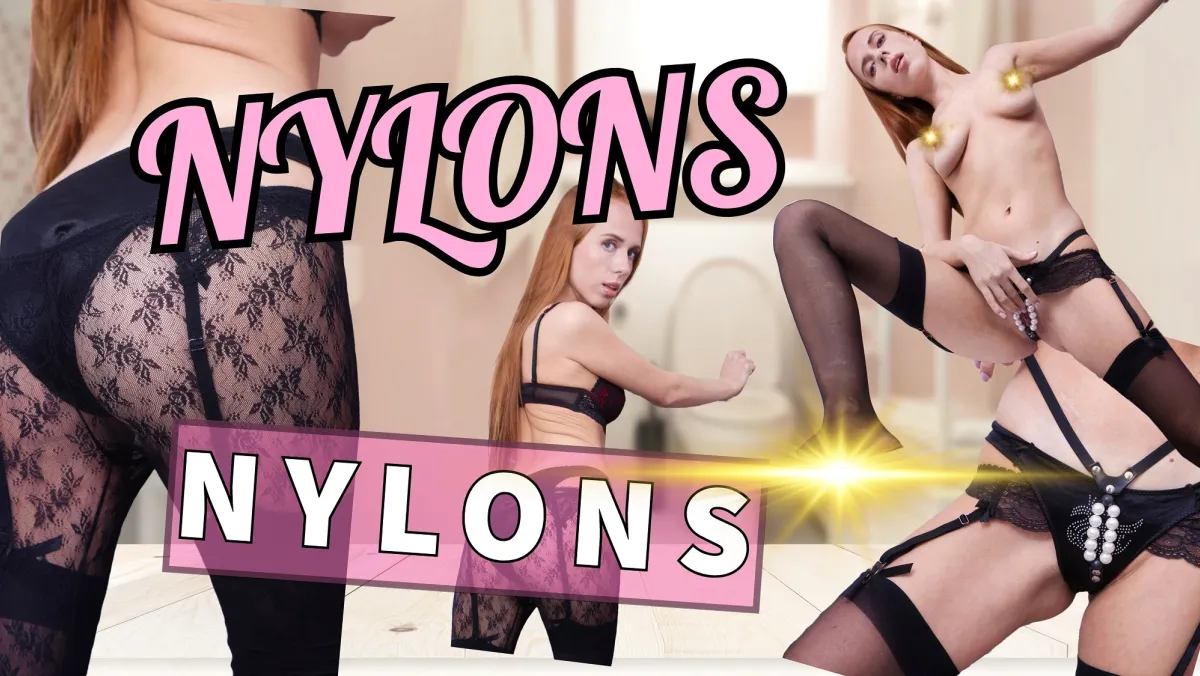 Holly Molly's Nylons Tease: VR Stockings Seduction