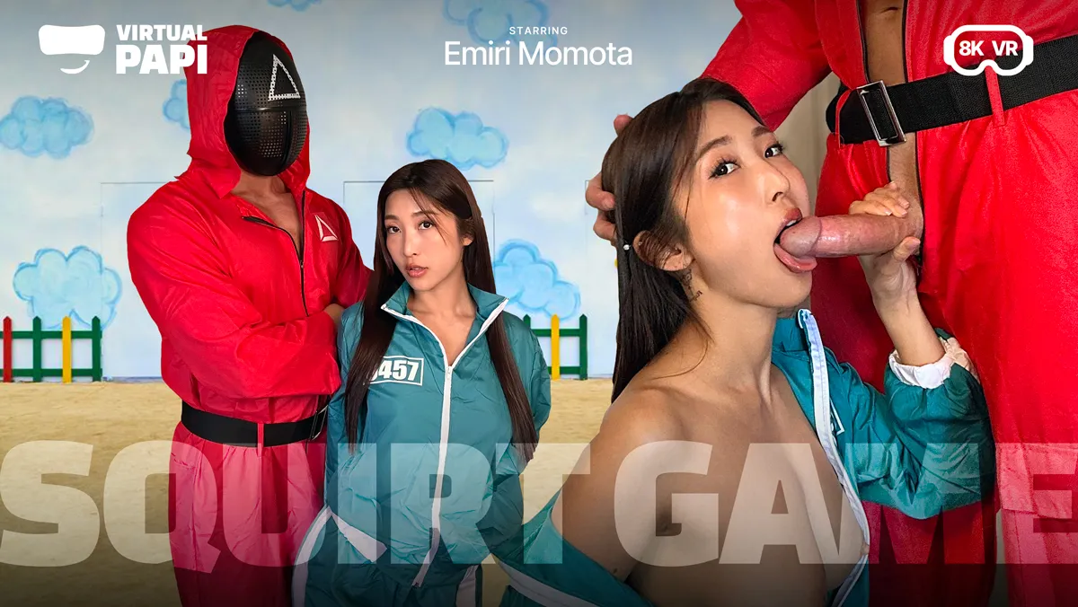 Squirt Game: Emiri Momota's Explosive Japanese VR Fuck