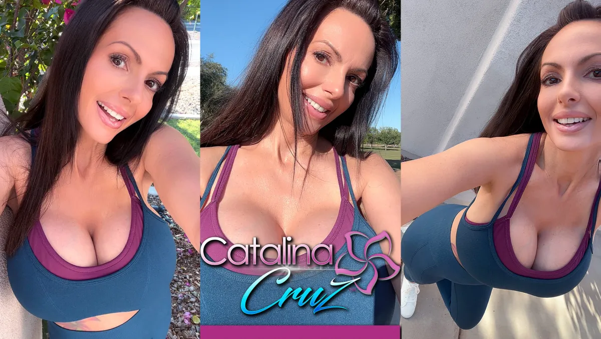 Catalina Cruz Stretches & Teases in Tight Yoga Pants 5K VR