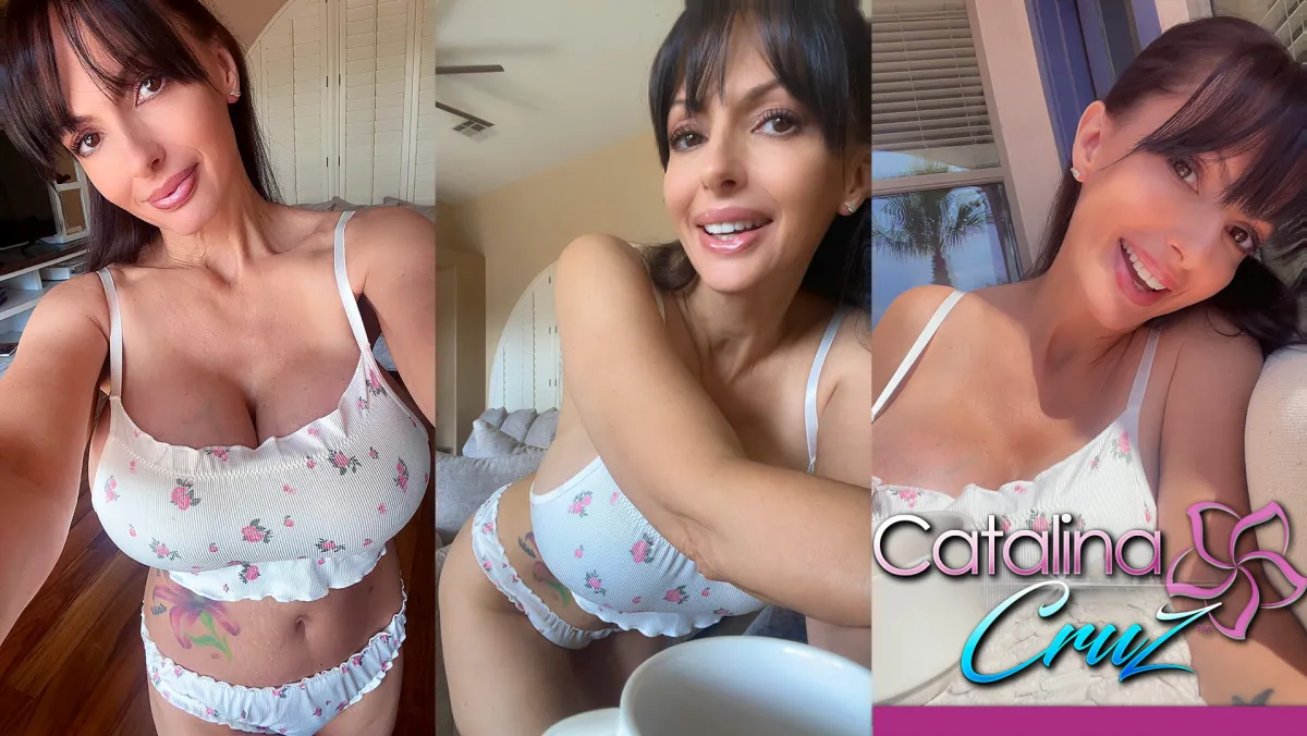 Catalina Cruz Morning Tease: Oiled Up MILF in 5K VR