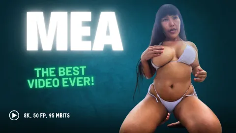 MEA's 8K VR Tease: Can You Hold Back from Her Big Assets?