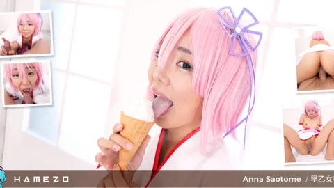 Anna Saotome's Vanilla Ice Cream & Sperm Creampie Delight