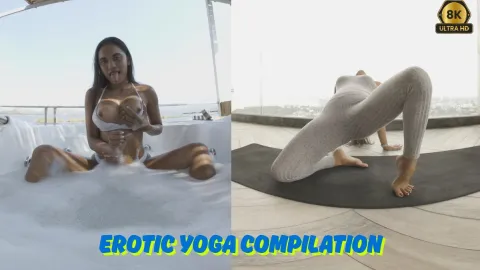 Erotic Yoga Compilation: Cherry Lee’s Sensual Stretches Turn Hardcore
