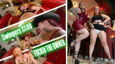 Swingers Club Scandal: Fucking the Owner in Wild FFM Threesome