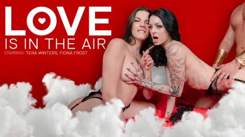 Valentine's Threesome: Fiona Frost & Tera Winters VR Fuckfest