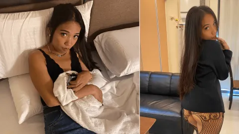 Remote Work Erupts into Wild Brunette POV Fuck Fest