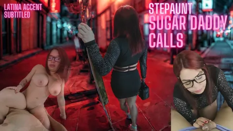 Seductive Step-Auntie Craves Older Men in Spicy VR Night