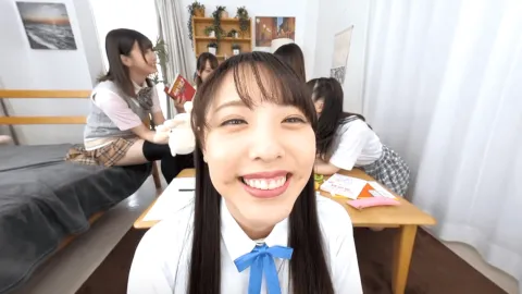 Sloppy Kissing & Full Body Licking Harem VR with Japanese Babes