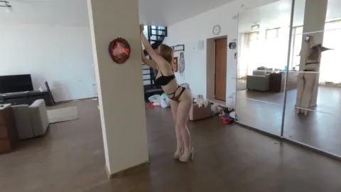 Amateur Blonde Model's Naughty Prep Session with Horny Mentor