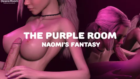 Naomi's Fantasy: Seductive CGI Blowjob in Purple Room VR