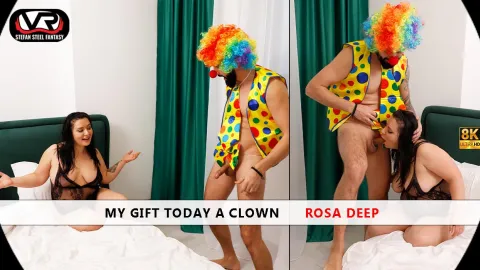 Rosa Deep's Clown Fantasy: Hardcore VR Fuck Fest