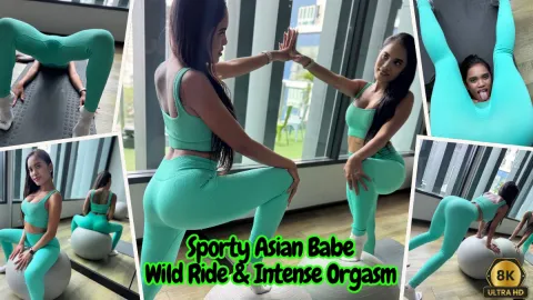 Cherry Lee: Sporty Asian Babe’s Wild Ride to Intense Orgasm