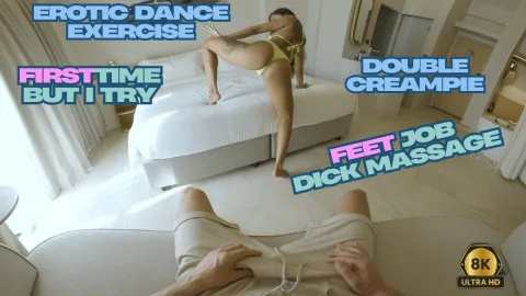 Stunning Asian Girlfriend's Erotic Dance & Wild Creampie Ride