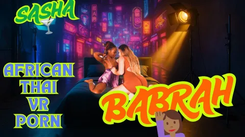 African Ebony Queen’s First Thai Lesbian VR Fuck