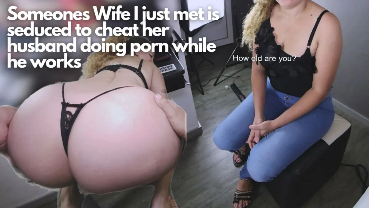 Seduced Wife Cheats with Stranger in VR Porn While Husband Works