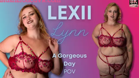 Lexii Lynn's Voluptuous BBW Body Teases and Fingers to Ecstasy in VR
