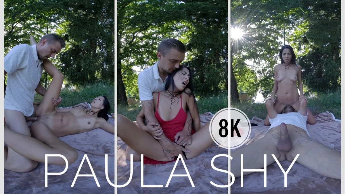 Paula Shy's Wild Outdoor Sex Adventure on a Trip