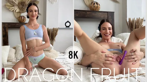 Dragon Fruit's Sensual Solo Pussy Play in 8K VR